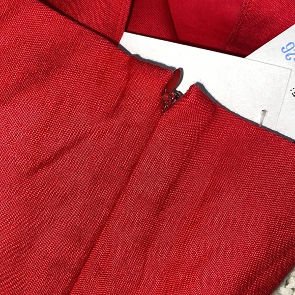 JENNIFER Eden red shift dress size 14 vintage new with tags - Picture 6 of 6